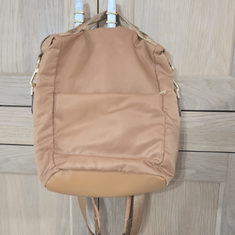 a new day Tan Backpack